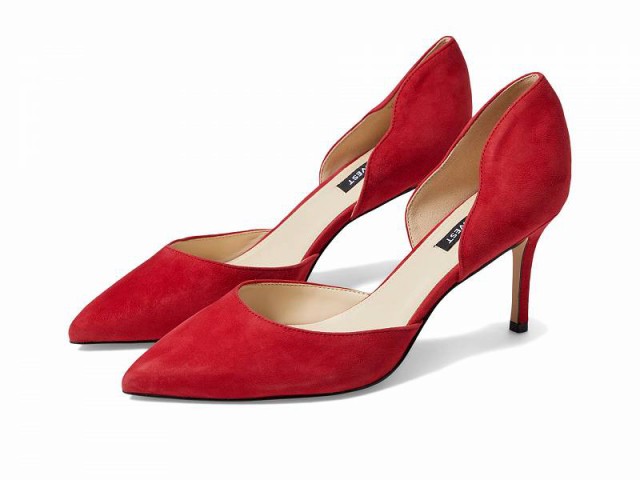 Nine West ナインウエスト レディース 女性用 シューズ 靴 ヒール Mence Red Suede【送料無料】｜au PAY マーケット