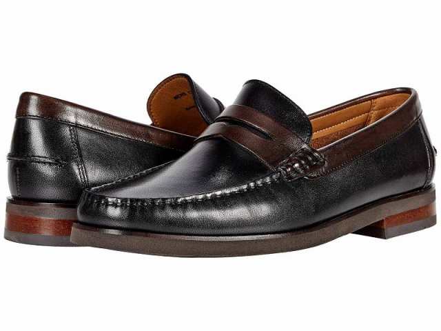 Florsheim フローシャイム メンズ 男性用 シューズ 靴 ローファー Berkley Flex Penny Loafer Black/Brown【送料無料】