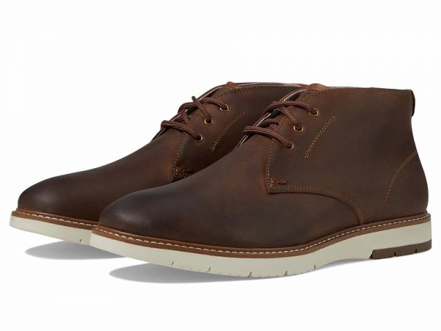 Florsheim フローシャイム メンズ 男性用 シューズ 靴 ブーツ チャッカブーツ Vibe Plain Toe Chukka Brown Crazy Horse【送料無料】