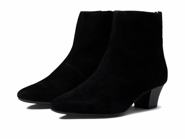 Clarks クラークス レディース 女性用 シューズ 靴 ブーツ アンクル ショートブーツ Teresa Boot Black Suede【送料無料】