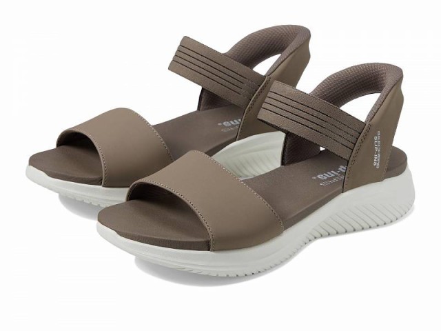 SKECHERS スケッチャーズ レディース 女性用 シューズ 靴 サンダル Ultra Flex 3.0 Summerville Hands Free Slip-Ins Dark【送料無料】の通販は