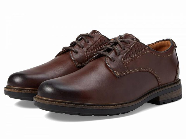 Clarks クラークス メンズ 男性用 シューズ 靴 オックスフォード 紳士靴 通勤靴 Un Shire Low Brown Leather【送料無料】