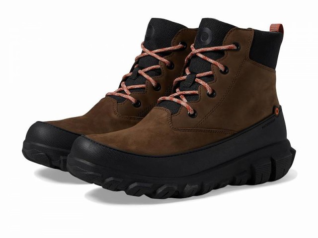 Bogs ボグス レディース 女性用 シューズ 靴 ブーツ レインブーツ Cedar Mid Lace Dark Brown【送料無料】