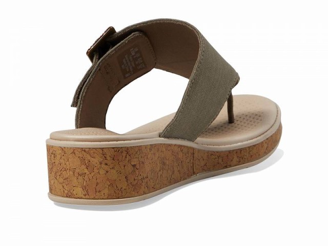 Bzees レディース 女性用 シューズ 靴 サンダル Bay Wedge Sandals Olive Green【送料無料】