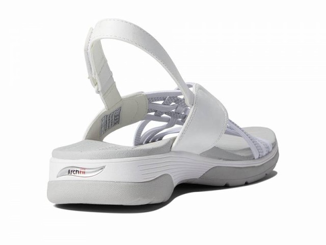 SKECHERS スケッチャーズ レディース 女性用 シューズ 靴 サンダル Arch Fit Reggae Sport Hometown White/Gray【送料無料】