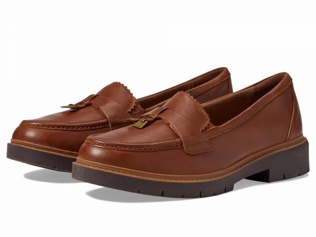 Clarks クラークス レディース 女性用 シューズ 靴 ローファー ボートシューズ Westlynn Bella Tan Leather【送料無料】