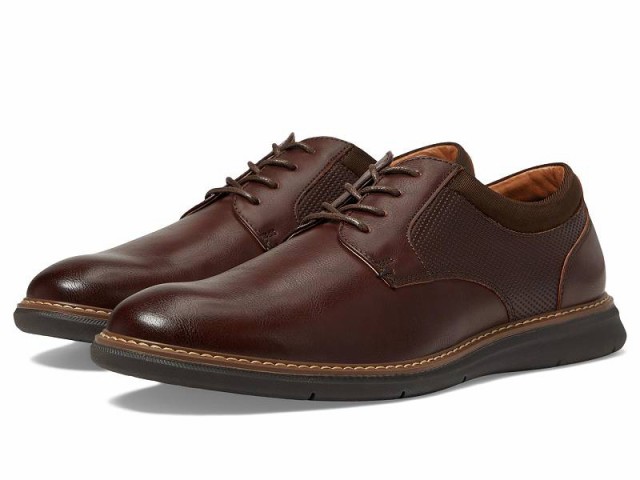 Nunn Bush ナンブッシュ メンズ 男性用 シューズ 靴 オックスフォード 紳士靴 通勤靴 Chase Plain Toe Oxford Brandy【送料無料】