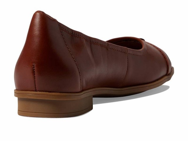 Clarks クラークス レディース 女性用 シューズ 靴 フラット Lyrical Sky Tan Leather【送料無料】