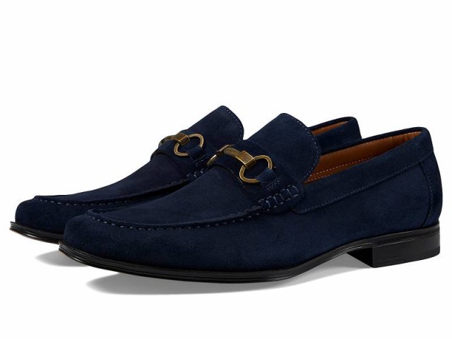 Steve Madden スティーブマデン メンズ 男性用 シューズ 靴 ローファー Gaddis Navy Suede【送料無料】