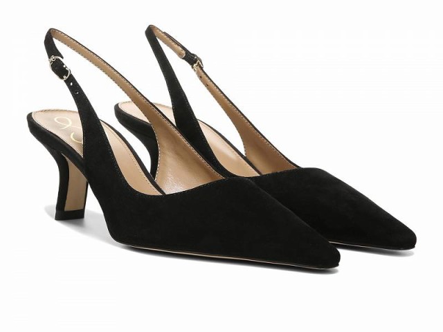 Sam Edelman サムエデルマン レディース 女性用 シューズ 靴 ヒール Bianka Sling Black Suede【送料無料】