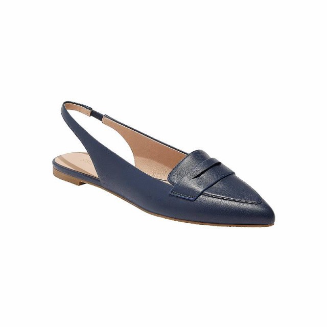 Jack Rogers ジャックロジャース レディース 女性用 シューズ 靴 フラット Pennie Sling Back Ballet Nappa Midnight【送料無料】