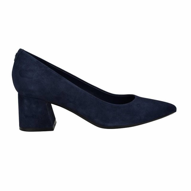 Calvin Klein カルバンクライン レディース 女性用 シューズ 靴 ヒール Lenott Navy Suede【送料無料】