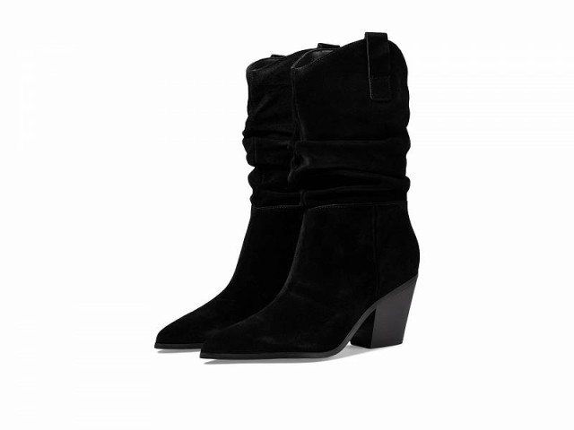 Nine West ナインウエスト レディース 女性用 シューズ 靴 ブーツ ミッドカフ Kadon Black Suede【送料無料】