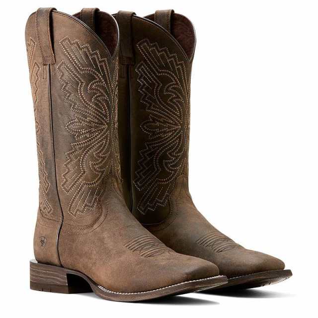 Ariat アリアト メンズ 男性用 シューズ 靴 ブーツ ウエスタンブーツ Sting Cowboy Boots Dark Tan【送料無料】