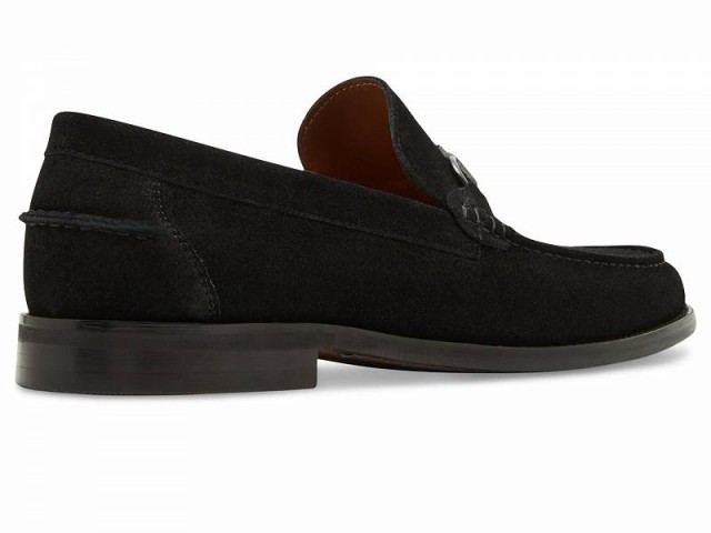 Steve Madden スティーブマデン メンズ 男性用 シューズ 靴 ローファー Alfio Black Suede【送料無料】