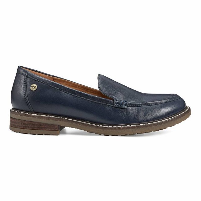 Easy Spirit イージースピリット レディース 女性用 シューズ 靴 ローファー ボートシューズ Jaylin Navy Leather【送料無料】