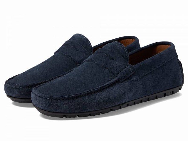 Bruno Magli ブルーノマリ メンズ 男性用 シューズ 靴 ローファー Xane Navy Suede【送料無料】