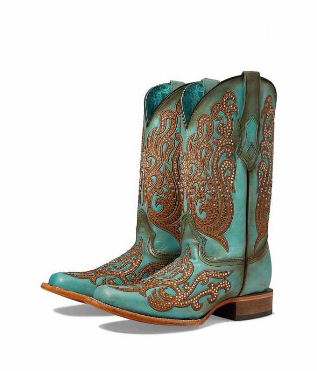 Corral Boots コーラルブーツ レディース 女性用 シューズ 靴 ブーツ ウエスタンブーツ C4095 Turquoise【送料無料】