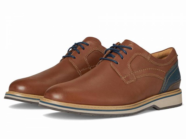 Clarks クラークス メンズ 男性用 シューズ 靴 オックスフォード 紳士靴 通勤靴 Monahan Plain Tan Leather【送料無料】