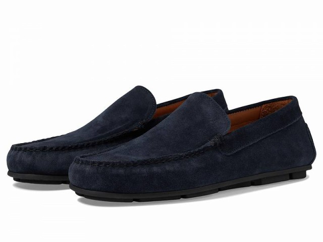 Allen Edmonds アレン エドモンズ メンズ 男性用 シューズ 靴 ローファー Santiago Slip On Drivers Navy Suede【送料無料】