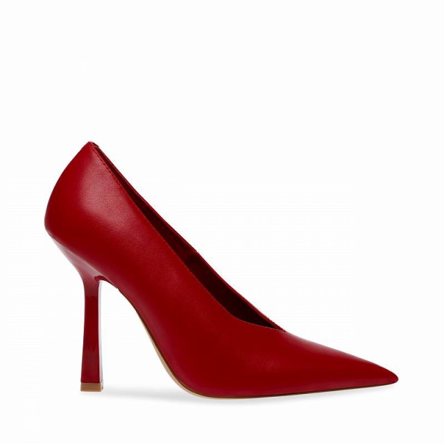 Steve Madden スティーブマデン レディース 女性用 シューズ 靴 ヒール Sedona Red Leather【送料無料】