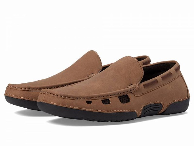 Stacy Adams ステーシーアダムス メンズ 男性用 シューズ 靴 ローファー Delray Moc Toe Slip-On Tan Multi【送料無料】