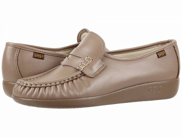 SAS サス レディース 女性用 シューズ 靴 ローファー ボートシューズ Classic Slip On Comfort Loafer Mocha【送料無料】