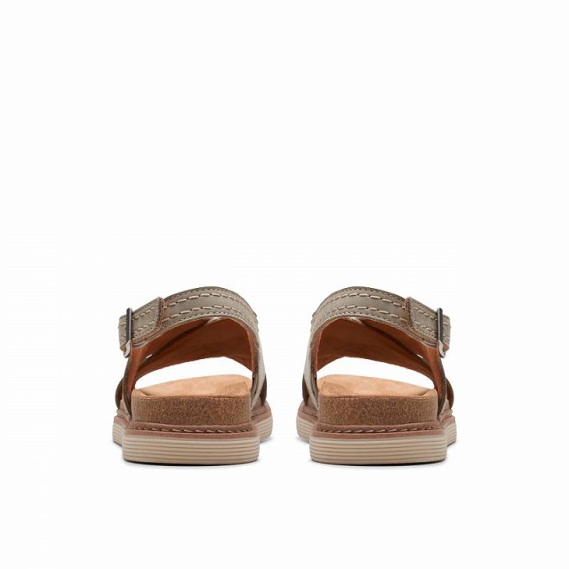 Clarks クラークス レディース 女性用 シューズ 靴 サンダル Arwell Sling Stone Nubuck【送料無料】