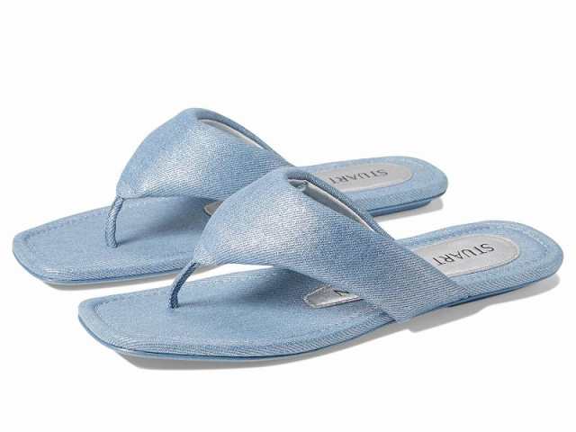 Stuart Weitzman スチュアートワイツマン レディース 女性用 シューズ 靴 サンダル Maui Flip-Flop Silver【送料無料】