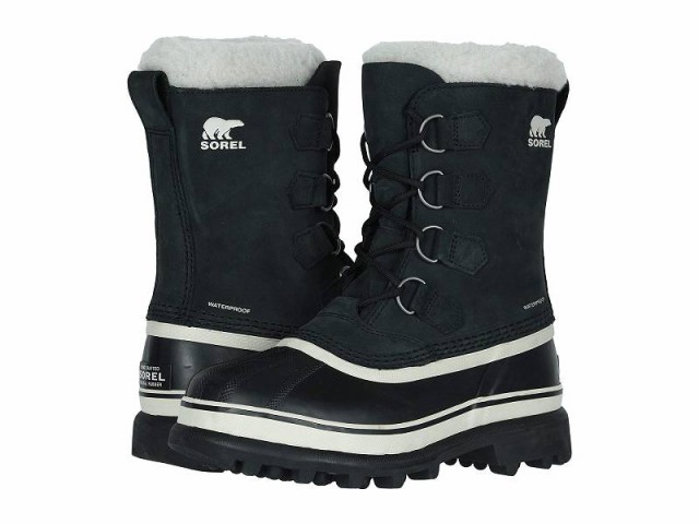 SOREL ソレル レディース 女性用 シューズ 靴 ブーツ スノーブーツ Caribou(TM) Black/Stone【送料無料】