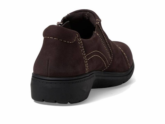 Clarks クラークス レディース 女性用 シューズ 靴 ローファー ボートシューズ Carleigh Ray Dark Brown Nubuck【送料無料】