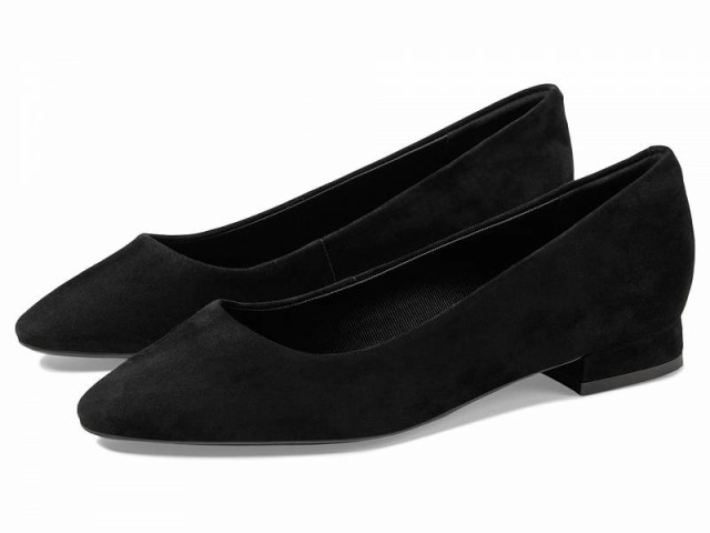 Rockport ロックポート レディース 女性用 シューズ 靴 フラット Tessa Black Suede【送料無料】