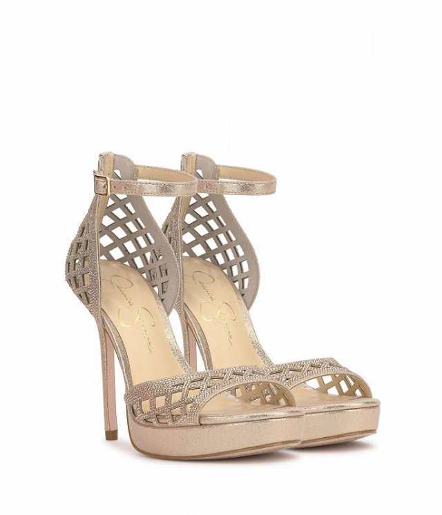 Jessica Simpson ジェシカシンプソン レディース 女性用 シューズ 靴 ヒール Herora Embellished Platform Sandals【送料無料】