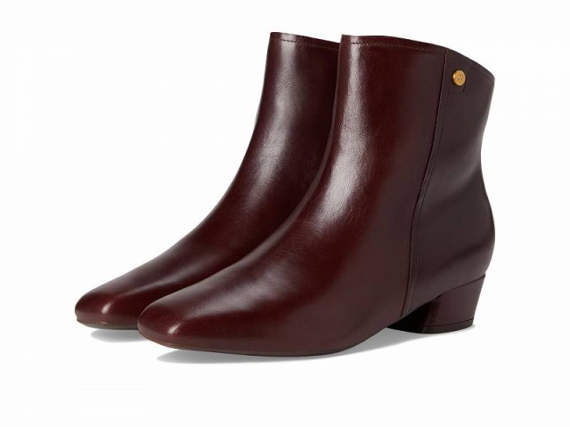 Naturalizer ナチュラライザー レディース 女性用 シューズ 靴 ブーツ アンクル ショートブーツ Raffee Boots Red Leather【送料無料】