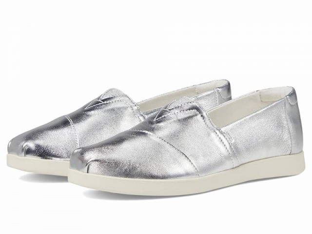 TOMS トムス レディース 女性用 シューズ 靴 フラット Alpargata Plus Silver【送料無料】