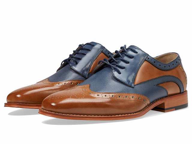 Stacy Adams ステーシーアダムス メンズ 男性用 シューズ 靴 オックスフォード 紳士靴 通勤靴 Ivingale Wing Tip Lace-Up【送料無料】