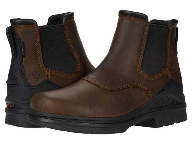 Ariat アリアト レディース 女性用 シューズ 靴 ブーツ ワークブーツ Barnyard Twin Gore II Waterproof Antique Brown【送料無料】