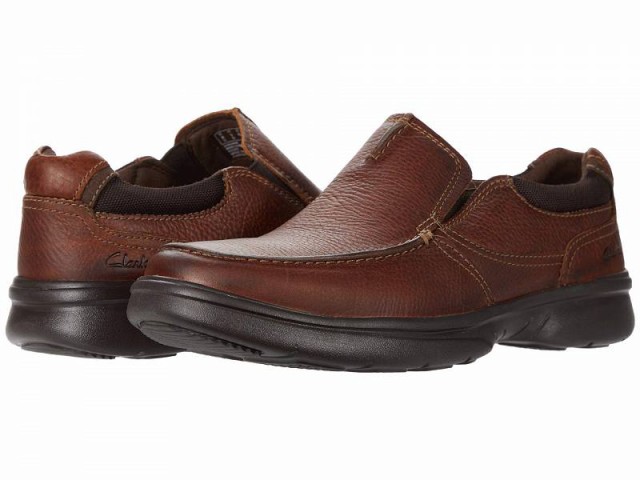 Clarks クラークス メンズ 男性用 シューズ 靴 ローファー Bradley Free Tan Tumbled Leather【送料無料】