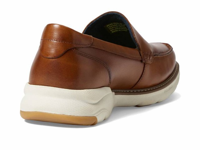 Florsheim フローシャイム メンズ 男性用 シューズ 靴 ローファー Frenzi Moc Toe Venetian Loafer Cognac Smooth【送料無料】