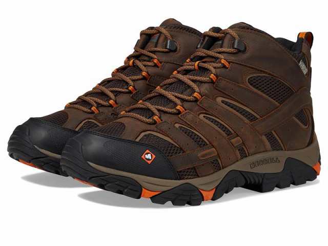 Merrell Work メンズ 男性用 シューズ 靴 ブーツ ワークブーツ Moab Vertex Mid Waterproof SR Clay【 送料無料】の通販はau PAY マーケット - Ｉ ＬＯＶＥ ＬＡ - 靴・シューズ