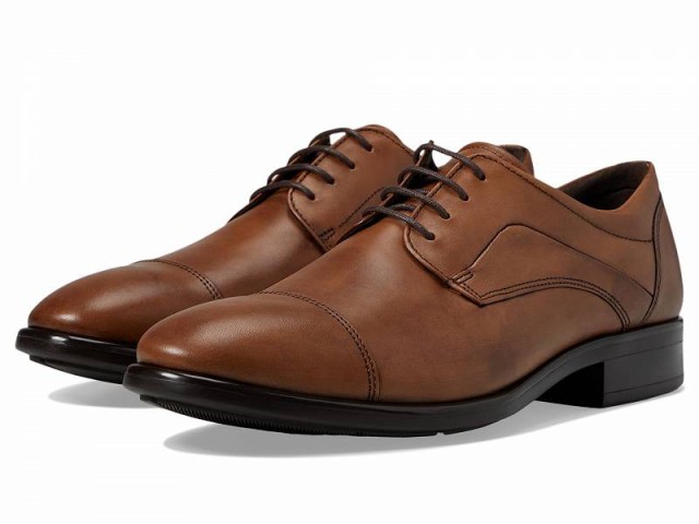 ECCO エコー メンズ 男性用 シューズ 靴 オックスフォード 紳士靴 通勤靴 Citytray Cap Toe Tie Amber【送料無料】