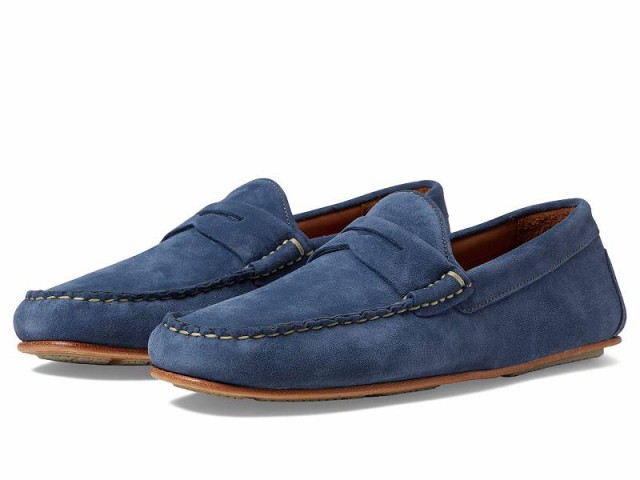 Allen Edmonds アレン エドモンズ メンズ 男性用 シューズ 靴 ローファー Supersport Penny Denim Suede【送料無料】