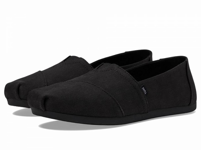 TOMS トムス レディース 女性用 シューズ 靴 ローファー ボートシューズ Alpargata CloudBound Black Distressed【送料無料】