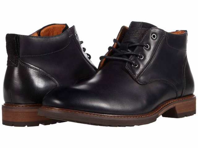 Florsheim フローシャイム メンズ 男性用 シューズ 靴 ブーツ チャッカブーツ Lodge Plain Toe Chukka Boot Black Crazy【送料無料】