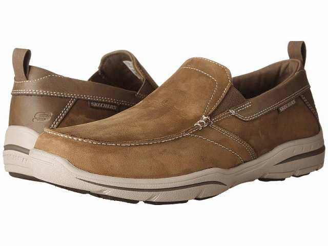 SKECHERS スケッチャーズ メンズ 男性用 シューズ 靴 ローファー Relaxed Fit Harper Forde Desert Leather【送料無料】