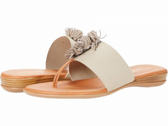 Andre Assous レディース 女性用 シューズ 靴 サンダル Novalee Featherweight Sandal Ecru【送料無料】