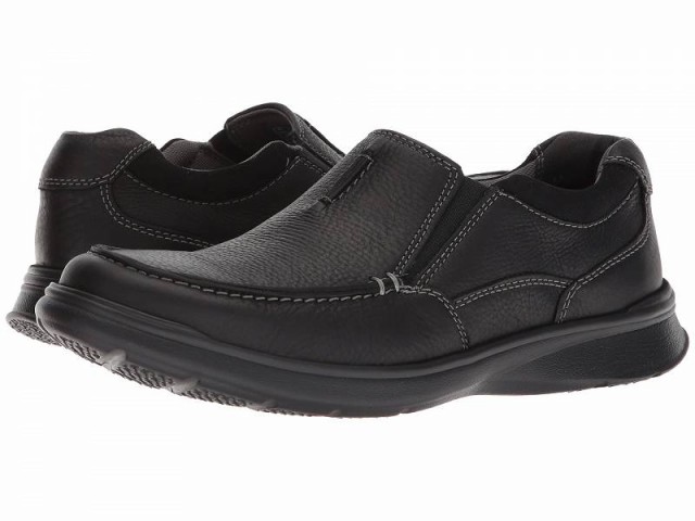 Clarks クラークス メンズ 男性用 シューズ 靴 ローファー Cotrell Free Black Oily Leather【送料無料】