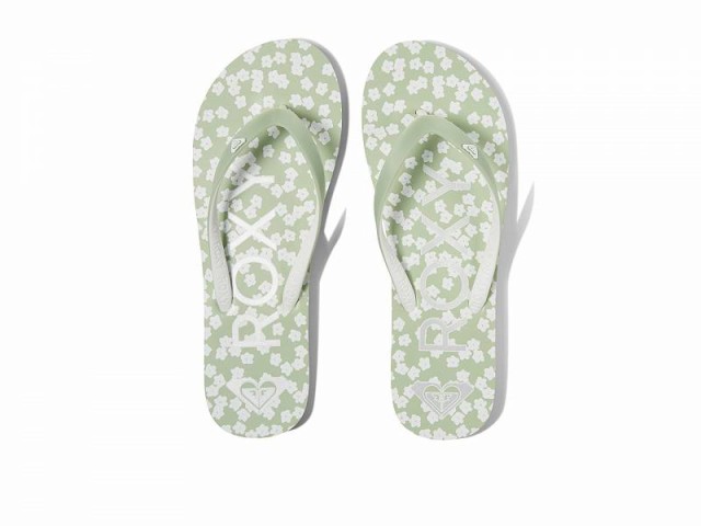 Roxy ロキシー レディース 女性用 シューズ 靴 サンダル Tahiti VII Green/White【送料無料】