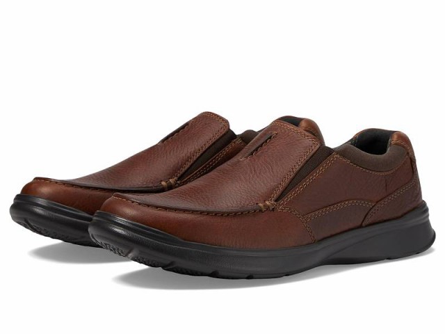 Clarks クラークス メンズ 男性用 シューズ 靴 ローファー Cotrell Free Tobacco Leather【送料無料】