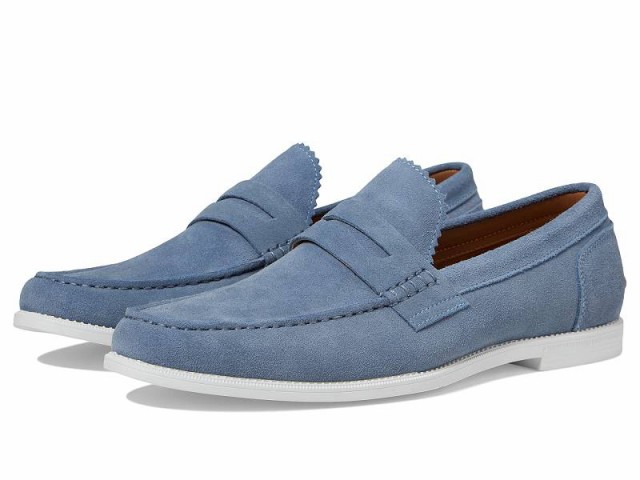 Steve Madden スティーブマデン メンズ 男性用 シューズ 靴 ローファー Ramsee Blue Suede【送料無料】